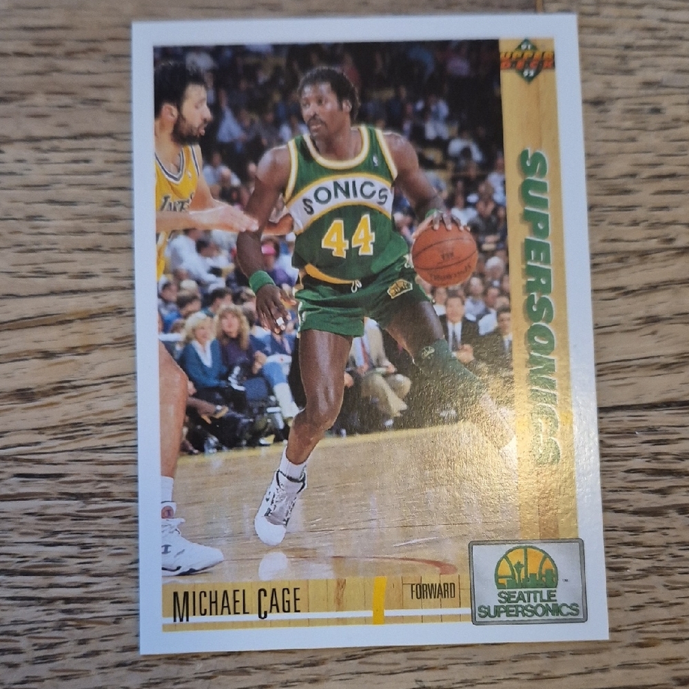 Seattle Supersonics Basketball Trading Card
